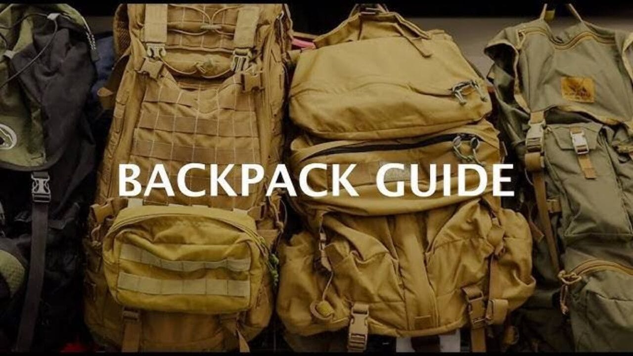 What size Backpack for 3 days hiking