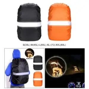 Nylon Waterproof Backpack Rain Cover for Hiking/Camping/Traveling/Outdoor Activities