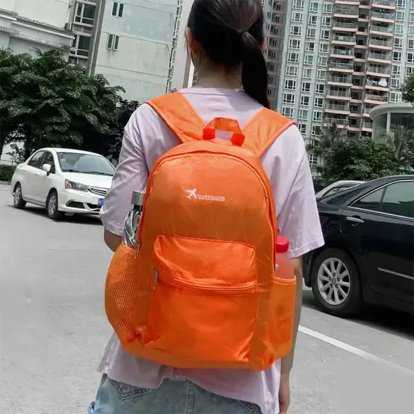 25L Lightweight Folding Backpack Men's Ultralight Waterproof Backpack Women's Travel Camping Hiking Backpack Customized - Image 2