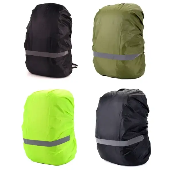 10-70L Outdoor Travel Camping Hiking Climbing Backpack Bag Waterproof Rain Cap Cover with Safety Reflective Strip Raincover - Image 3