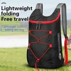 For Camping Hiking Travel Multifunctional Outdoor Folding Backpack High Density Lightweight Waterproof Nylon Fabric Sports Bag