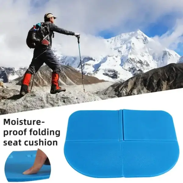 Folding Seat Cushion Waterproof Sitting Mat Outdoor Travel Camping Mat Hiking Backpacking Fishing Chair Stadium Seat Pad