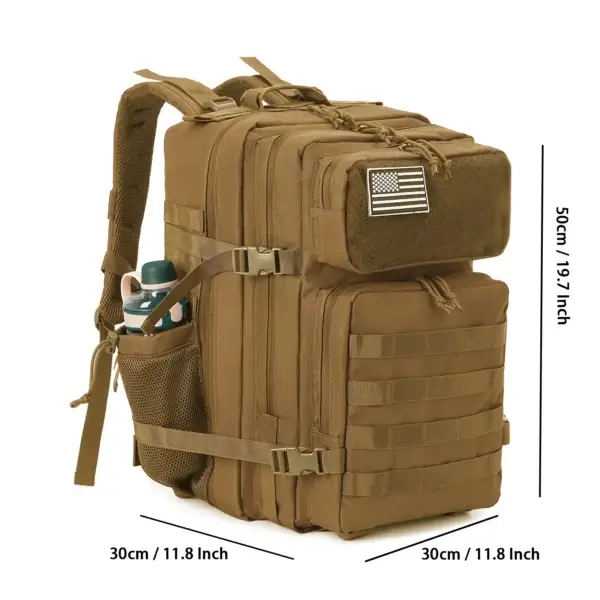 45L Tactical Backpack for Men  Outdoor camping equipment back pack Hiking Survival Rucksack travel backpacks School Bag - Image 13