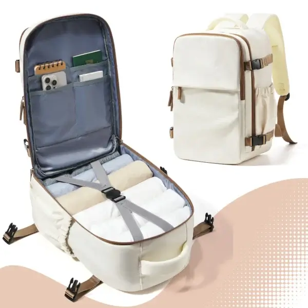 Travel Backpack for Women Men Business Backpack, Laptop Bag College School Backpack Waterproof Cabin Backpack Wizzair 40x30x20 - Image 9