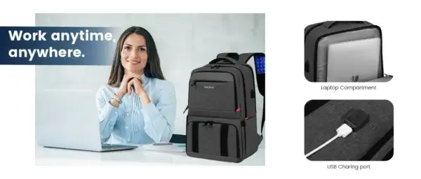 Insulated Backpack Lunch Bag Food Box Durable Waterproof  Leak Proof Cooler Case Camping Oxford Dinner Backpacks Icebox with USB - Image 10