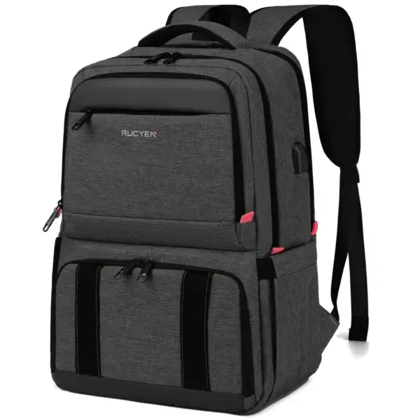 Insulated Backpack Lunch Bag Food Box Durable Waterproof  Leak Proof Cooler Case Camping Oxford Dinner Backpacks Icebox with USB - Image 6