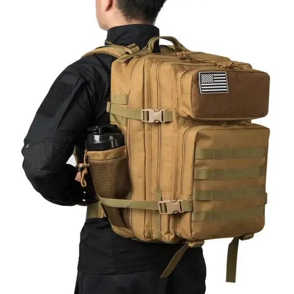 45L Tactical Backpack for Men  Outdoor camping equipment back pack Hiking Survival Rucksack travel backpacks School Bag - Image 4